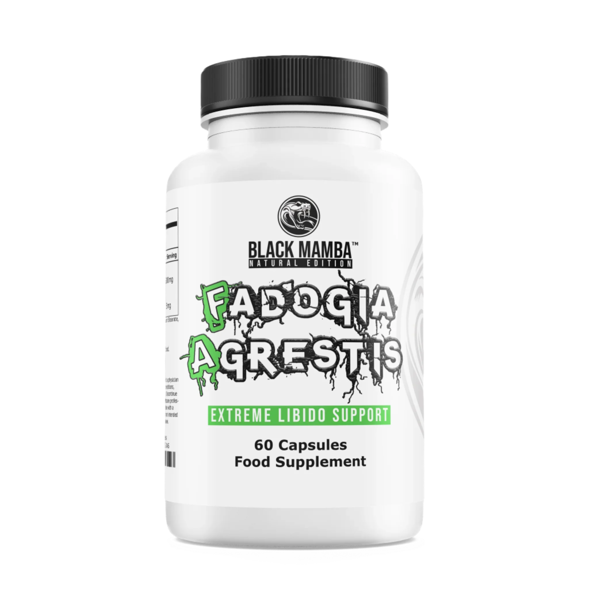 Black Mamba Fadogia Agrestis - 60 Caps - Testosterone Boosters