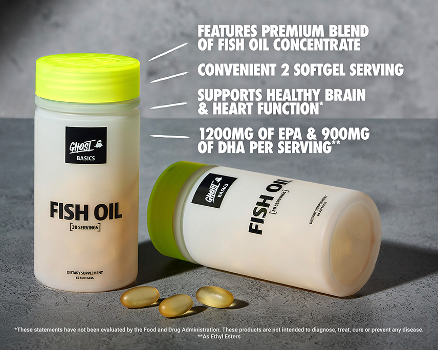 Ghost Basics Fish Oil 60 Caps - MyGymSupplements