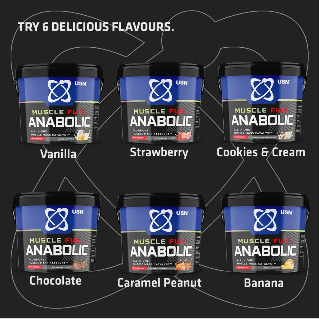 USN Muscle Fuel Anabolic Gainer Variety Pack All In One Gainer Powder