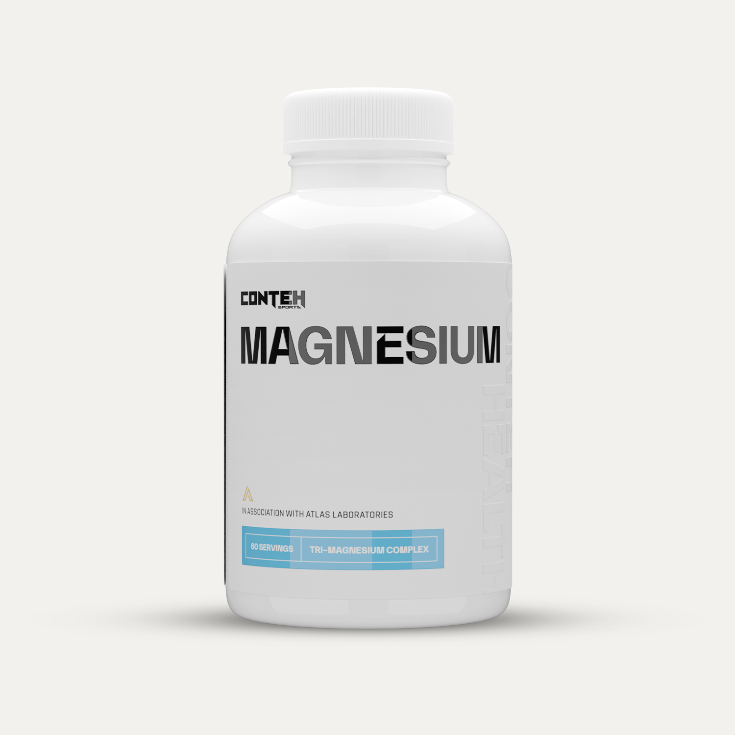 Conteh Sports Magnesium (Tri Magnesium Complex) 200g - 120 Caps - Halal