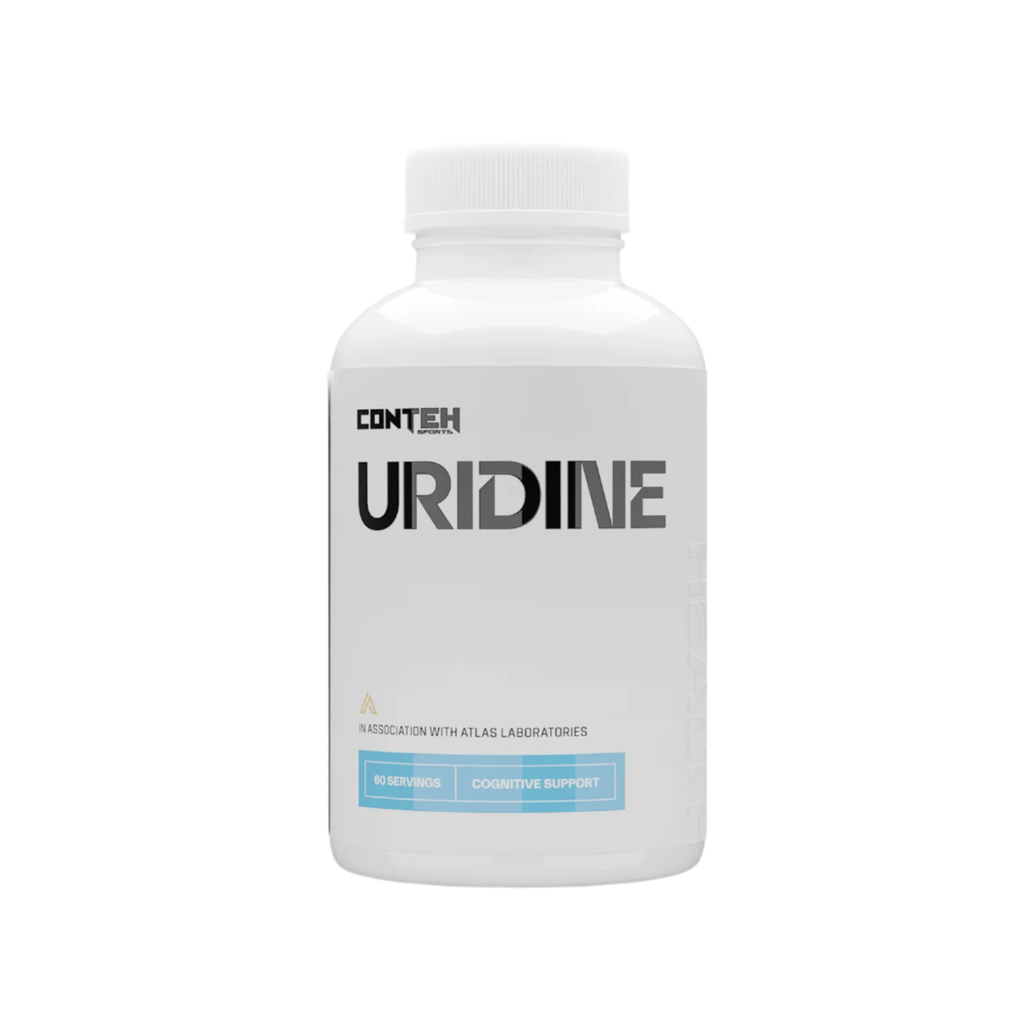 White Conteh Sports Uridine bottle helps boost brain health and regulate dopamine naturally