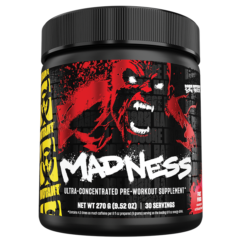 Mutant Madness - 225g / Fruit Punch - Pre-Workout Powder