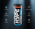 HYPE MFP Zero Sugar Energy Drink - 24x250ml / Energy Drink (Zero Sugar) - Pre-Workout Ready-to-Drinks