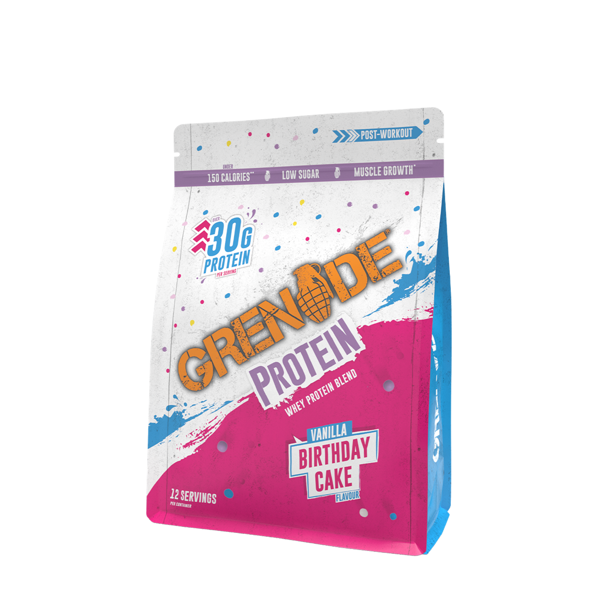 Grenade Protein - 480g / Birthday Cake - Whey Protein Powder