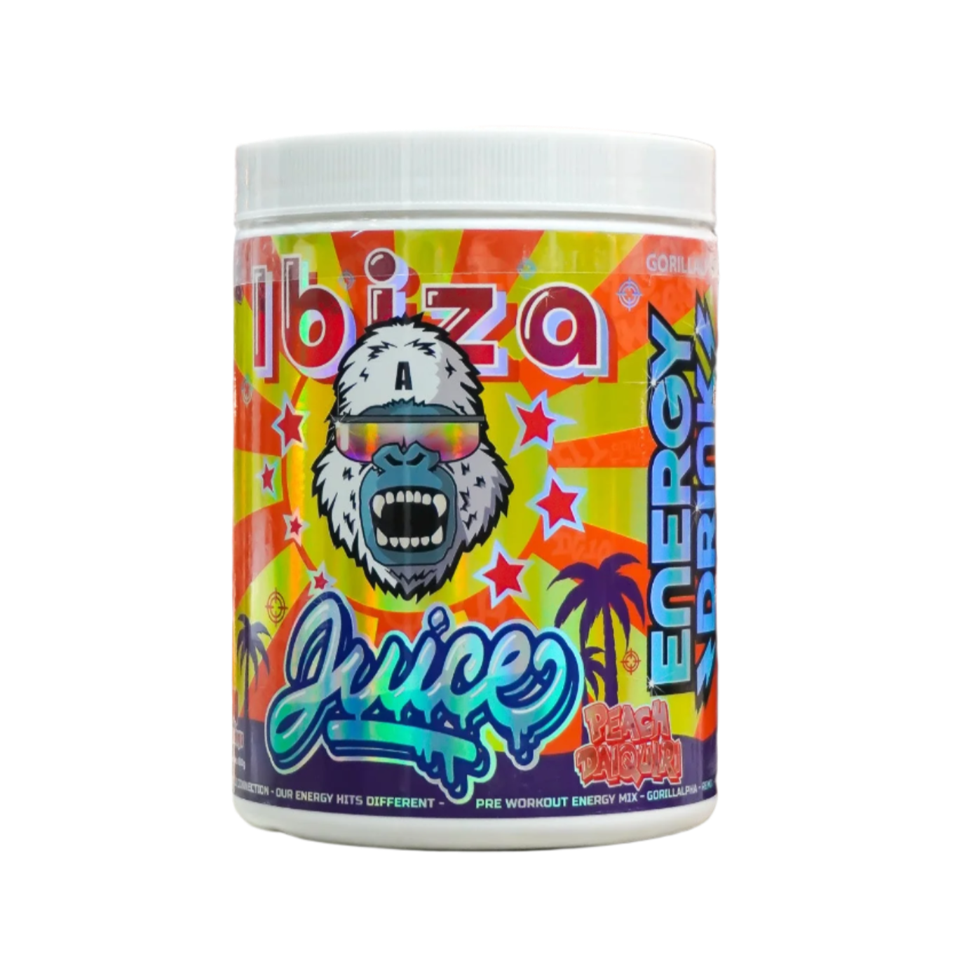 Gorillalpha Ibiza Juice - 480g / Peach Daquiri - Pre-Workout Powder