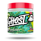 Ghost Greens supplement powder in Pink Lemonade flavor with billion CFU and Biocore® Optimum
