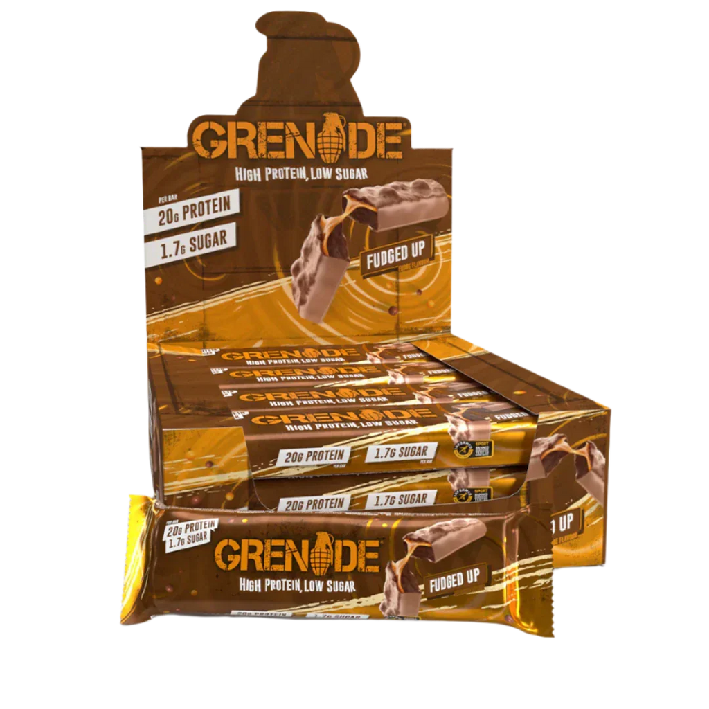 Grenade Protein Bar - 12x60g / Fudged Up - Protein Bars