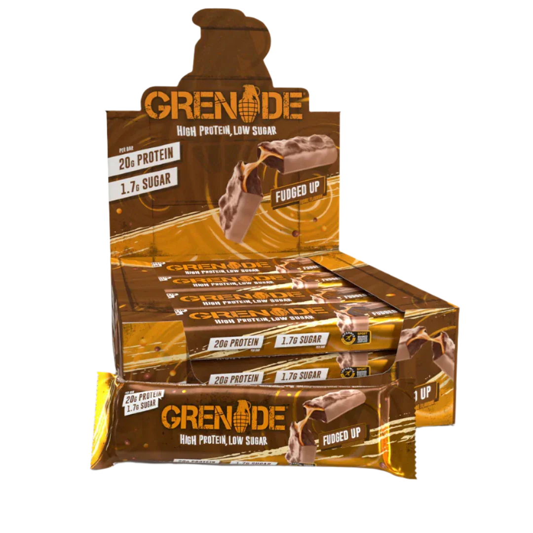 Grenade Protein Bar - 12x60g / Fudged Up - Protein Bars
