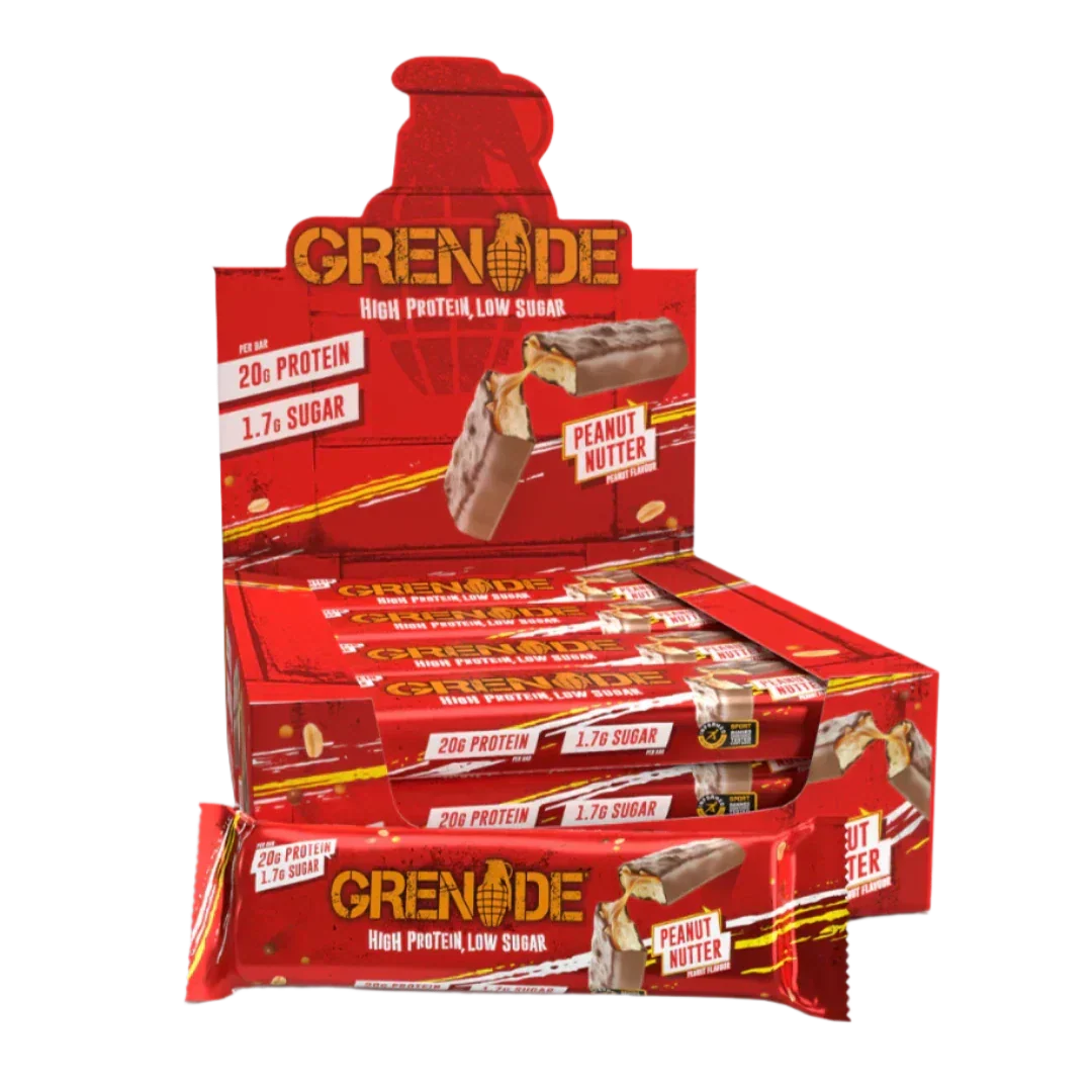 Grenade Protein Bar - 12x60g / Peanut Nutter - Protein Bars