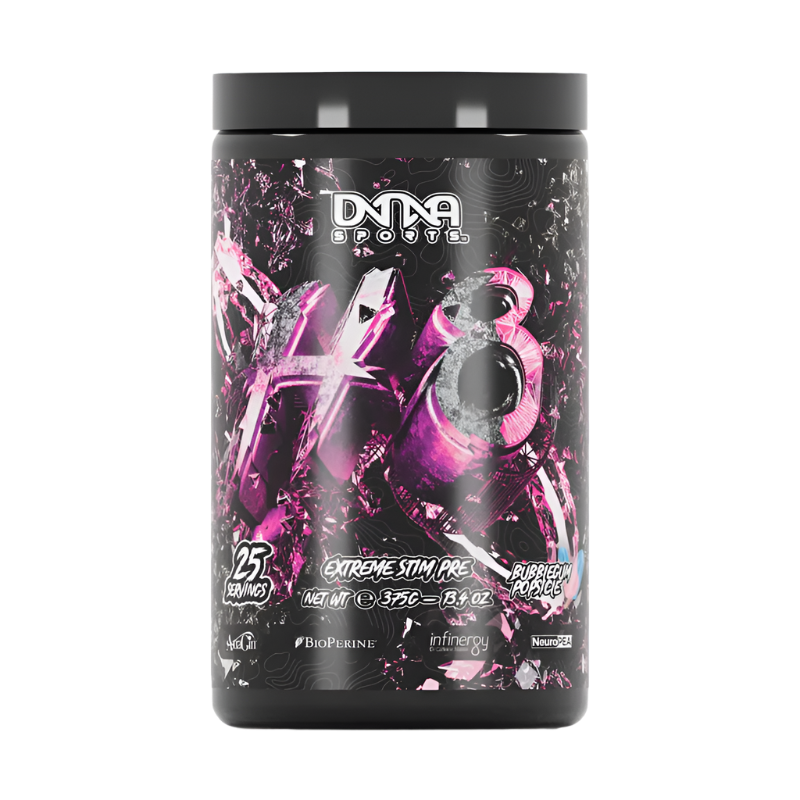DNA Sports H8 - 375g / Bubblegum Popsicle - Pre-Workout Powder