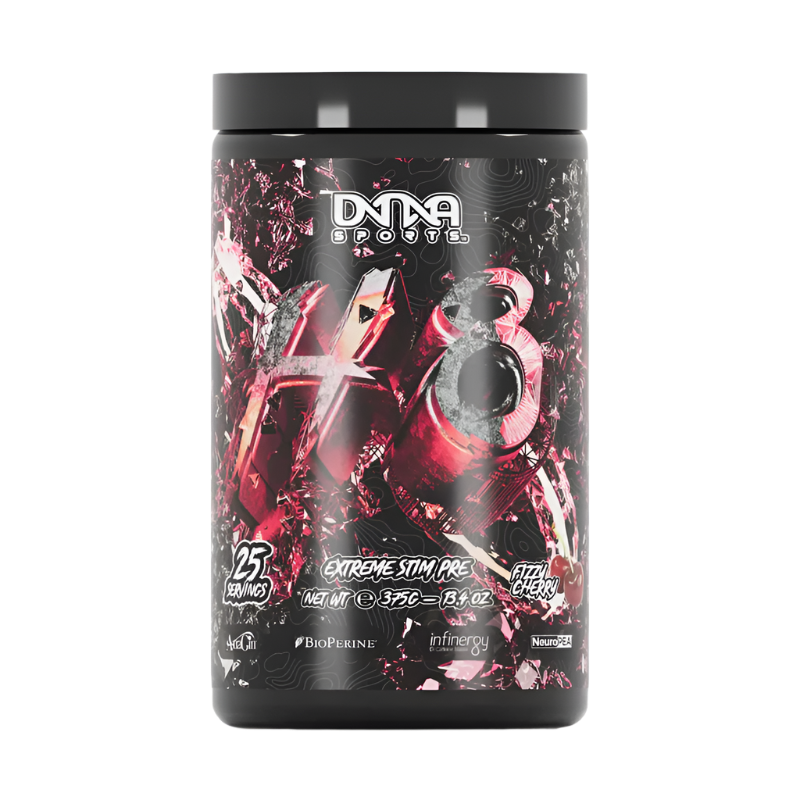 DNA Sports H8 - 375g / Fizzy Cherry - Pre-Workout Powder