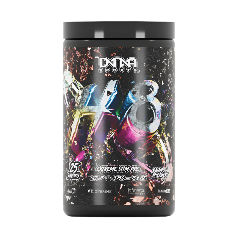 DNA Sports H8 - 375g / Rainbow Sherbert - Pre-Workout Powder