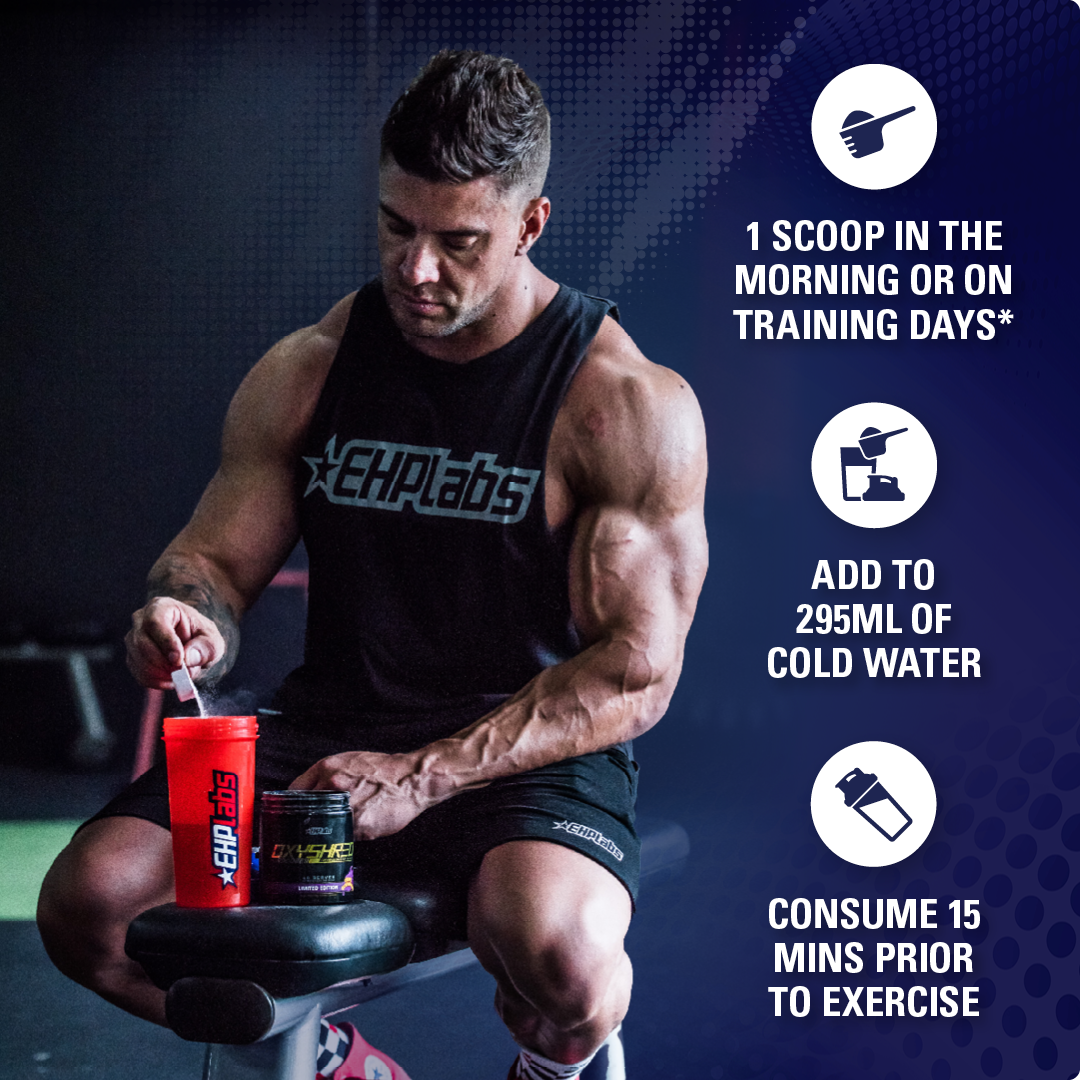 EHP Labs OxyShred Hardcore - Weight Loss Support Powder