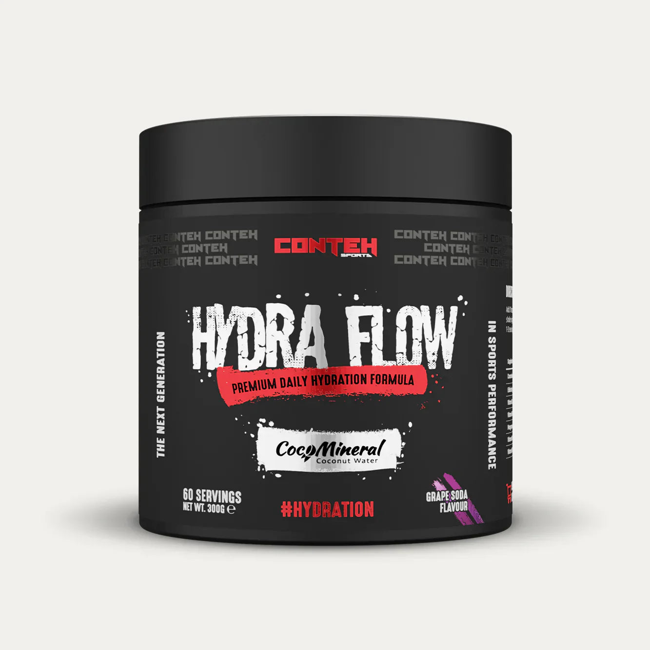 Conteh Sports Hydra Flow - 300g / Grape Soda - Hydration Powder