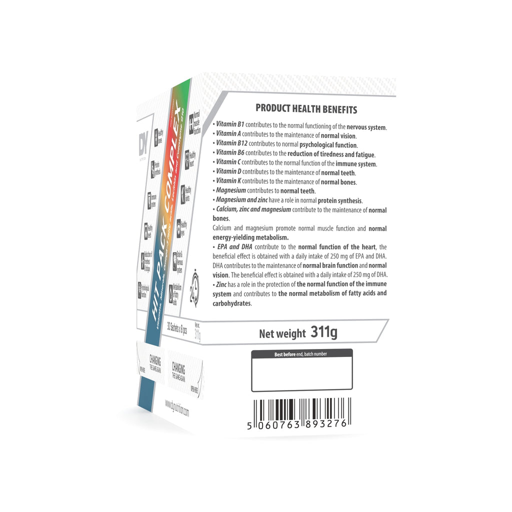 DY Nutrition Hit Pack Complex - 30x8 Packs - Multi-Vitamin Capsules