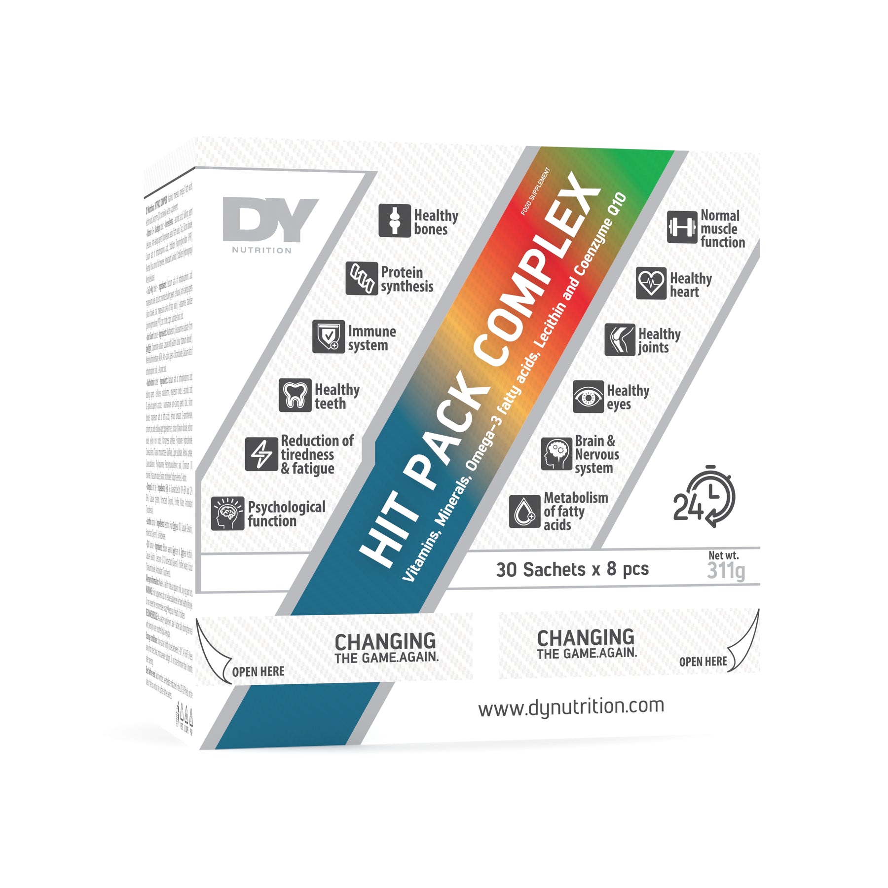 DY Nutrition Hit Pack Complex - 30x8 Packs - Multi-Vitamin Capsules