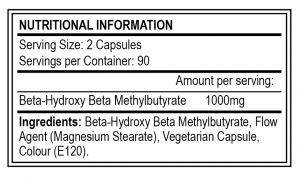 Extreme Labs HMB 3000 - 180 Caps - HMB Capsules