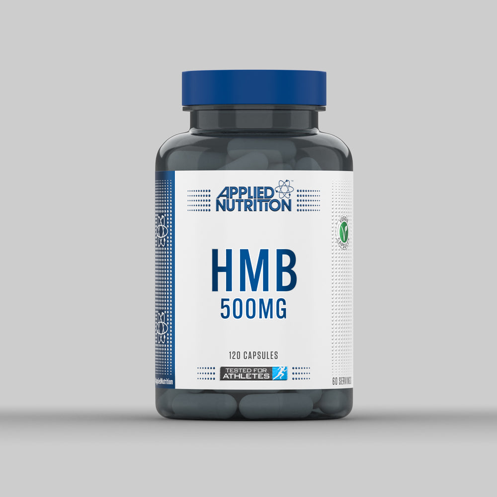 Applied Nutrition HMB 500MG plant-based veggie capsules for athletes and branched chain amino acids