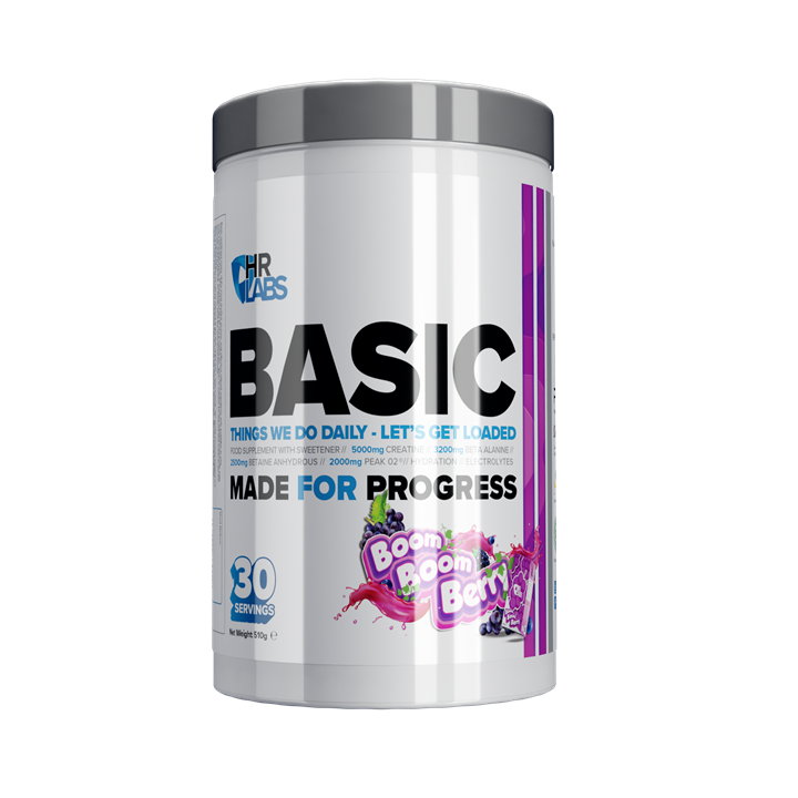 HR Labs BASIC - 510g / Boom Boom Berry - Creatine Powder