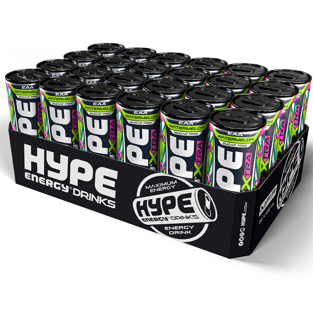 HYPE Xtra Zero EAA - 24x250ml / Watermelon - Amino Acids Ready-to-Drinks