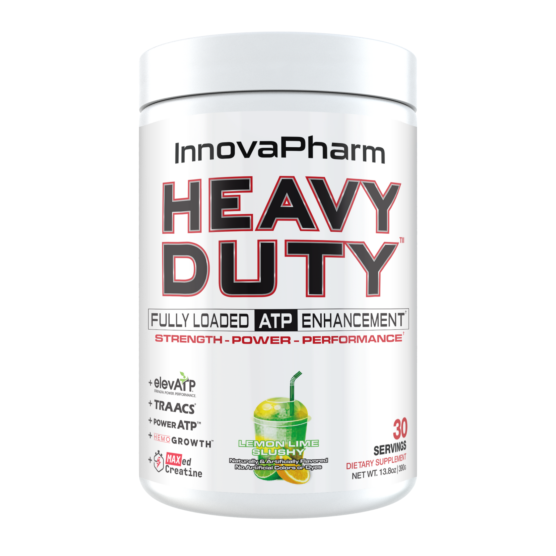 Innovapharm Heavy Duty - 390g / Lemon Lime Slushy - Creatine Powder