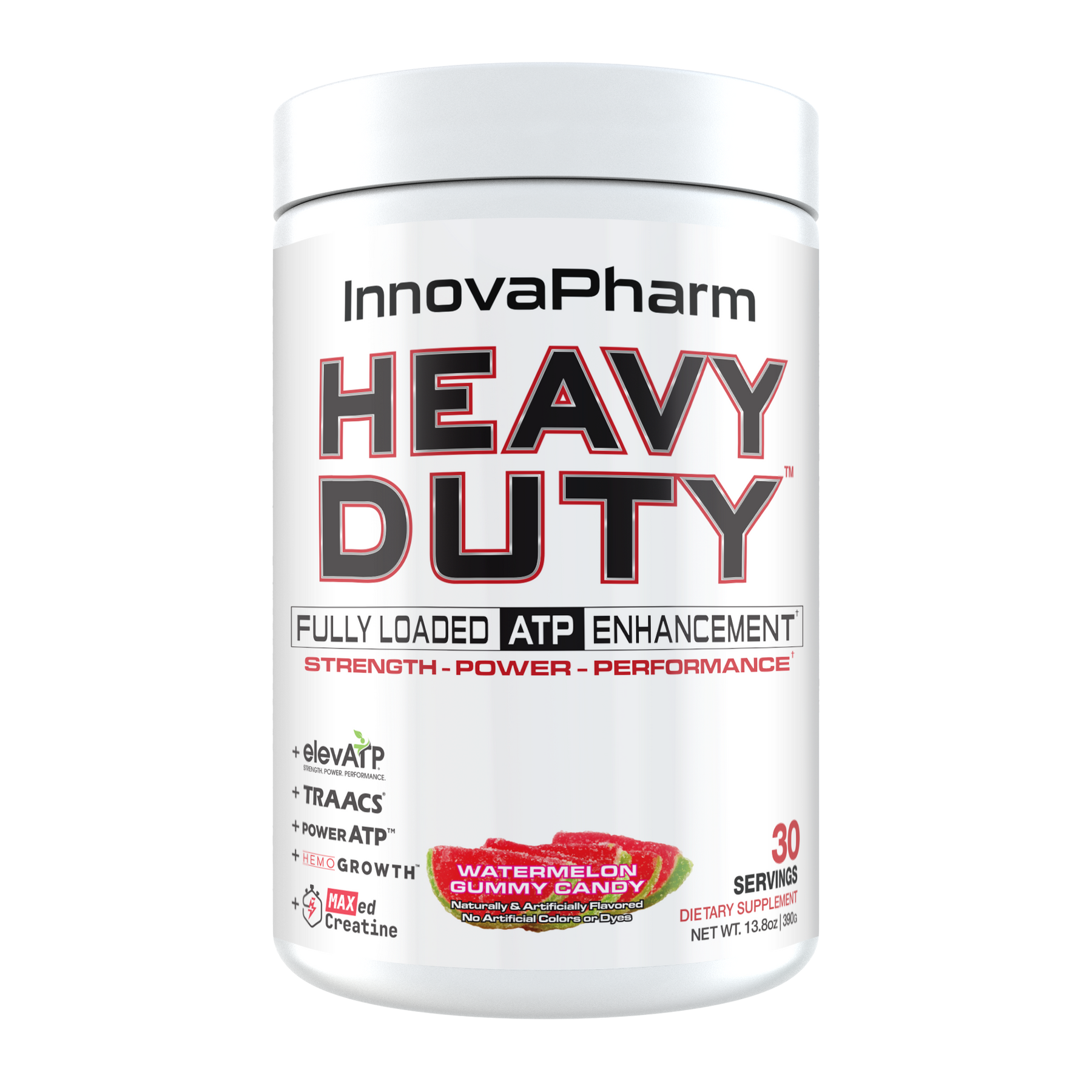Innovapharm Heavy Duty - 390g / Watermelon Gummy Candy - Creatine Powder