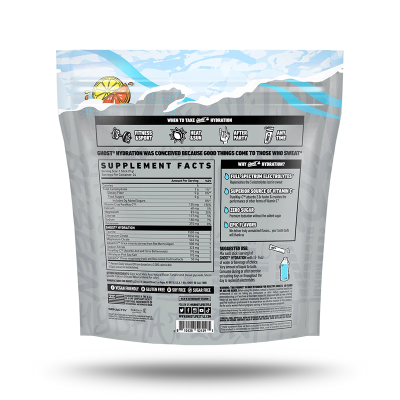 Ghost Hydration Sticks 216g - MyGymSupplements