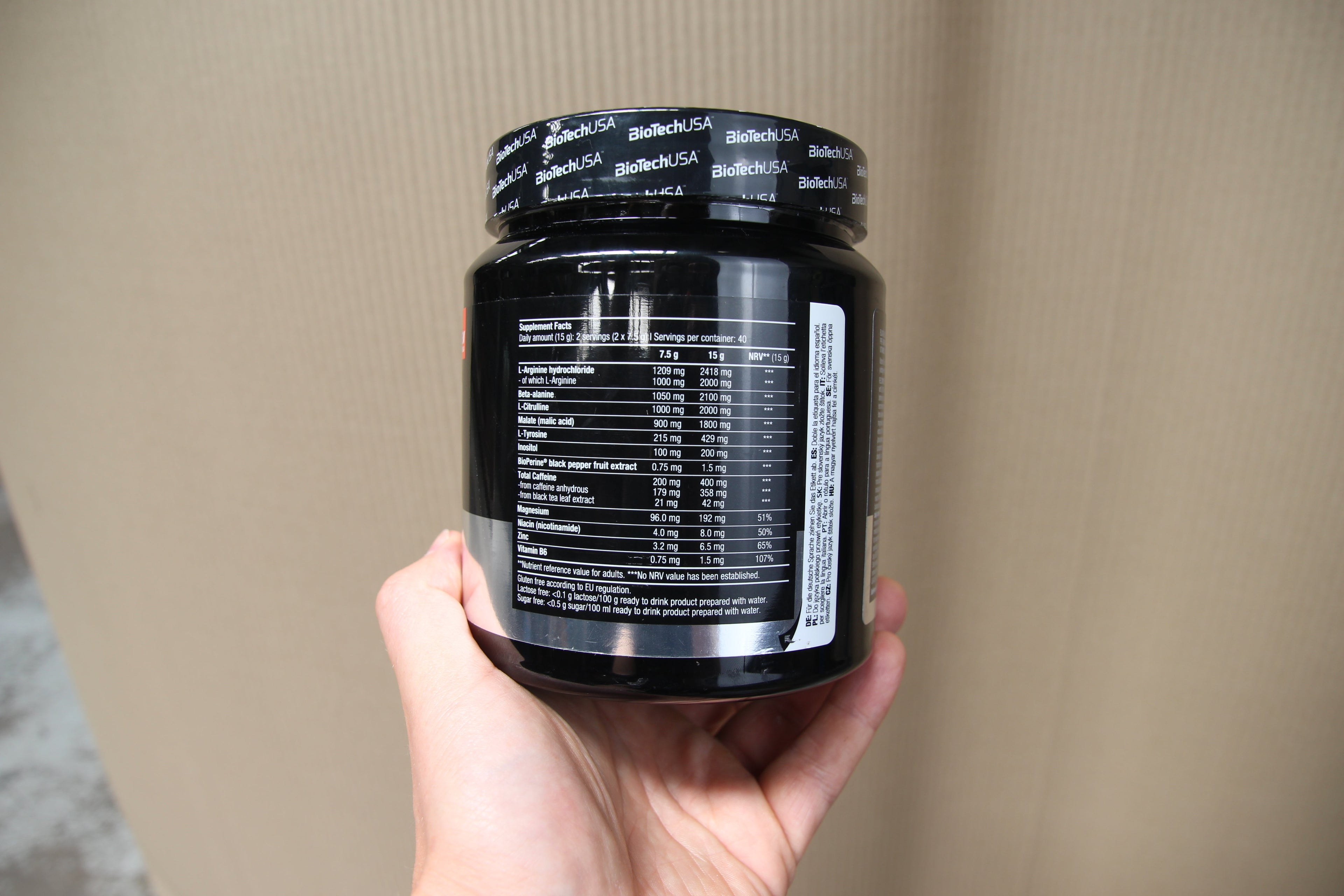 BioTech USA Black Blood CAF + - Beta-Alanine
