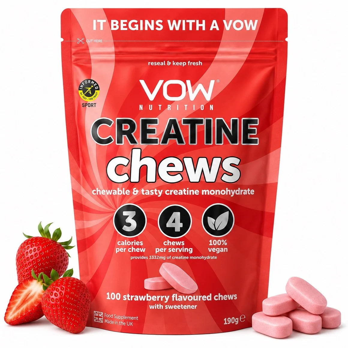 VOW Nutrition Creatine Chews