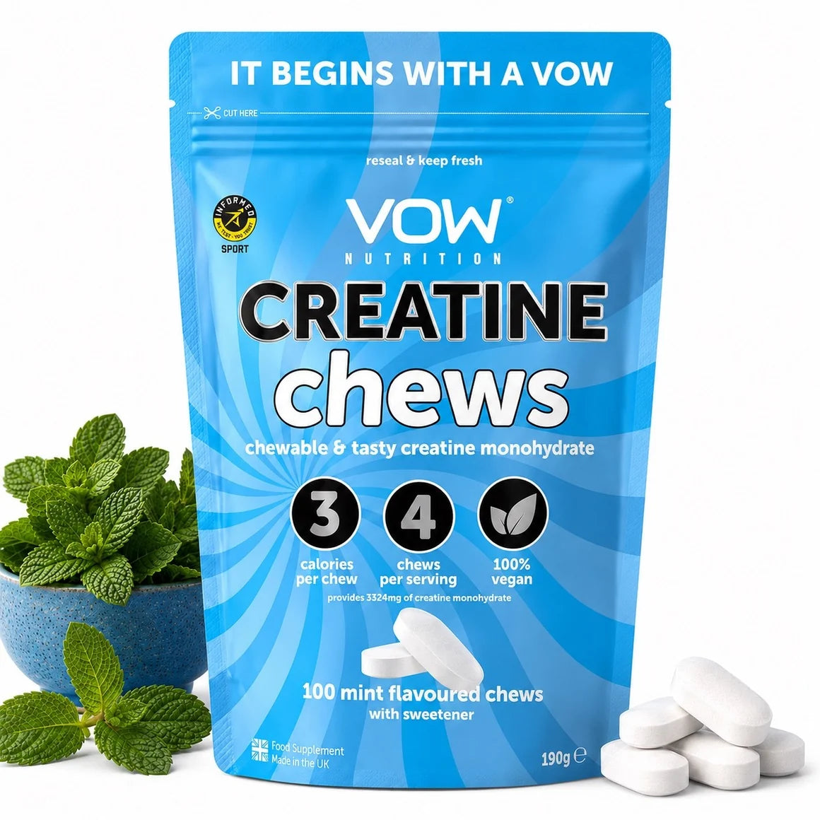 VOW Nutrition Creatine Chews