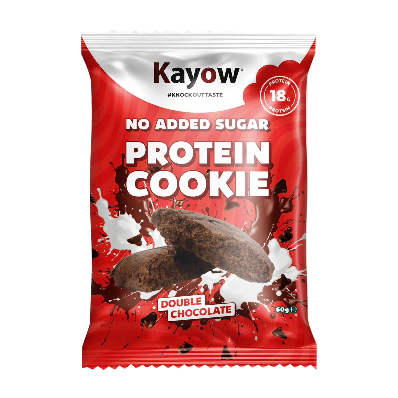 Kayow Nutrition No Added Sugar Protein Cookies 12x60g