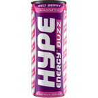 HYPE Buzz Marshmallow Berrylicious Red Berries - 24x250ml / Buzz Berrylicious - Energy Ready-To-Drinks