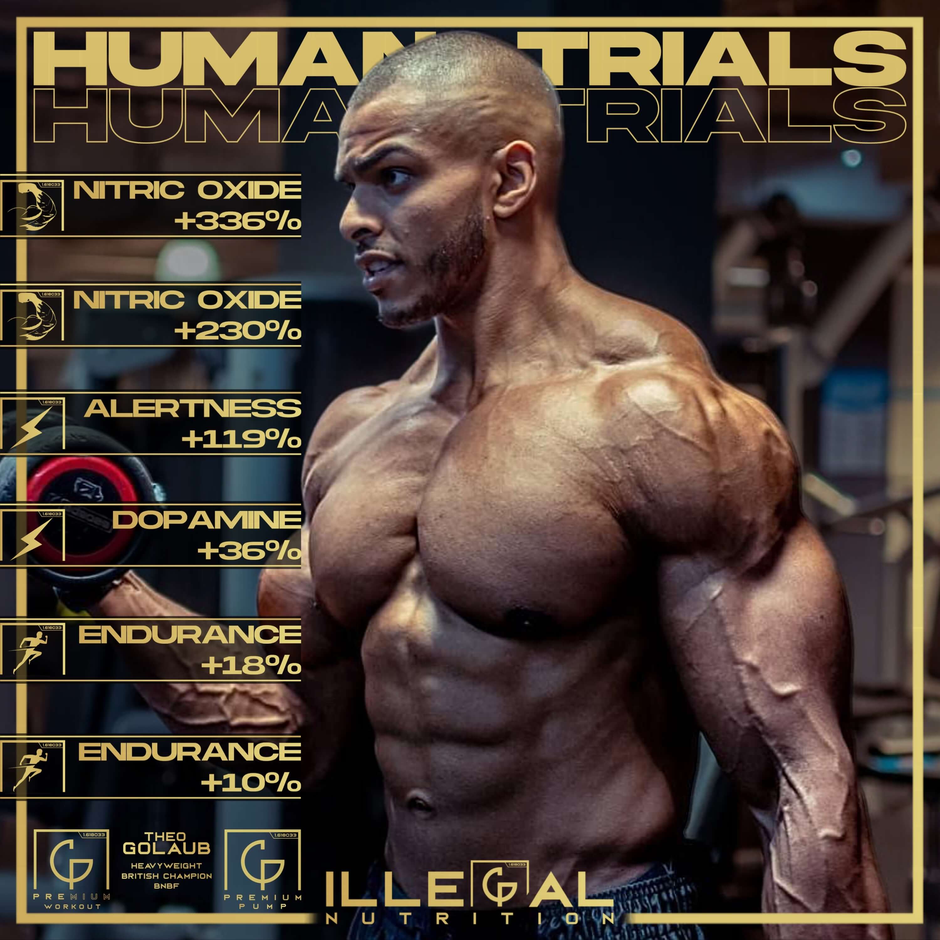 Illegal Nutrition Premium Pre-Workout (Stim + Pump) - 193g / Strawberry - Pre-Workout Powder