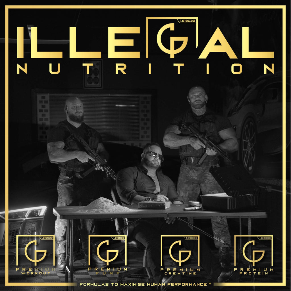 Illegal Nutrition Premium Pre-Workout (Stim + Pump) - 193g / Strawberry - Pre-Workout Powder