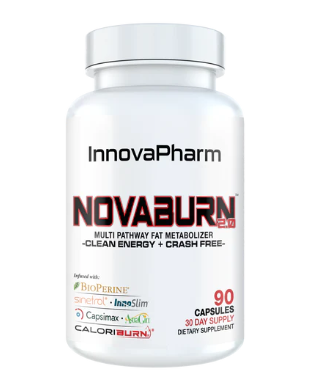 Innovapharm NovaBurn STIM 2.0 - 90 Caps - Fat Metabolizer Capsules