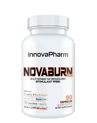 Innovapharm Novaburn 2.0 STIM FREE - 90 Caps - Weight Loss Support Capsules
