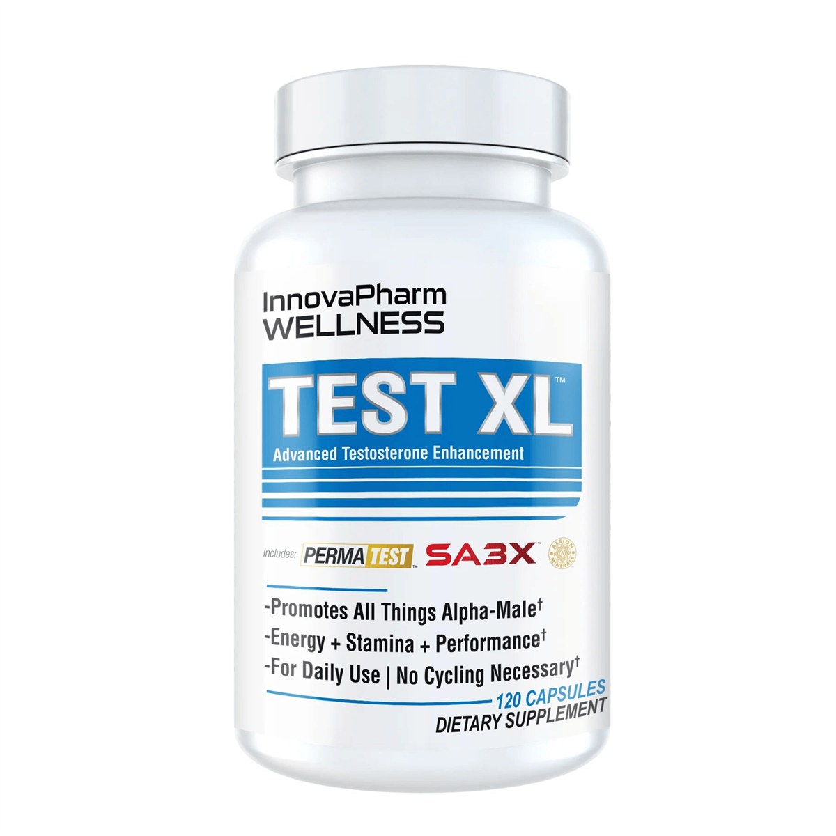 Innovapharm Test XL - 120 Caps - Testosterone Booster Capsules
