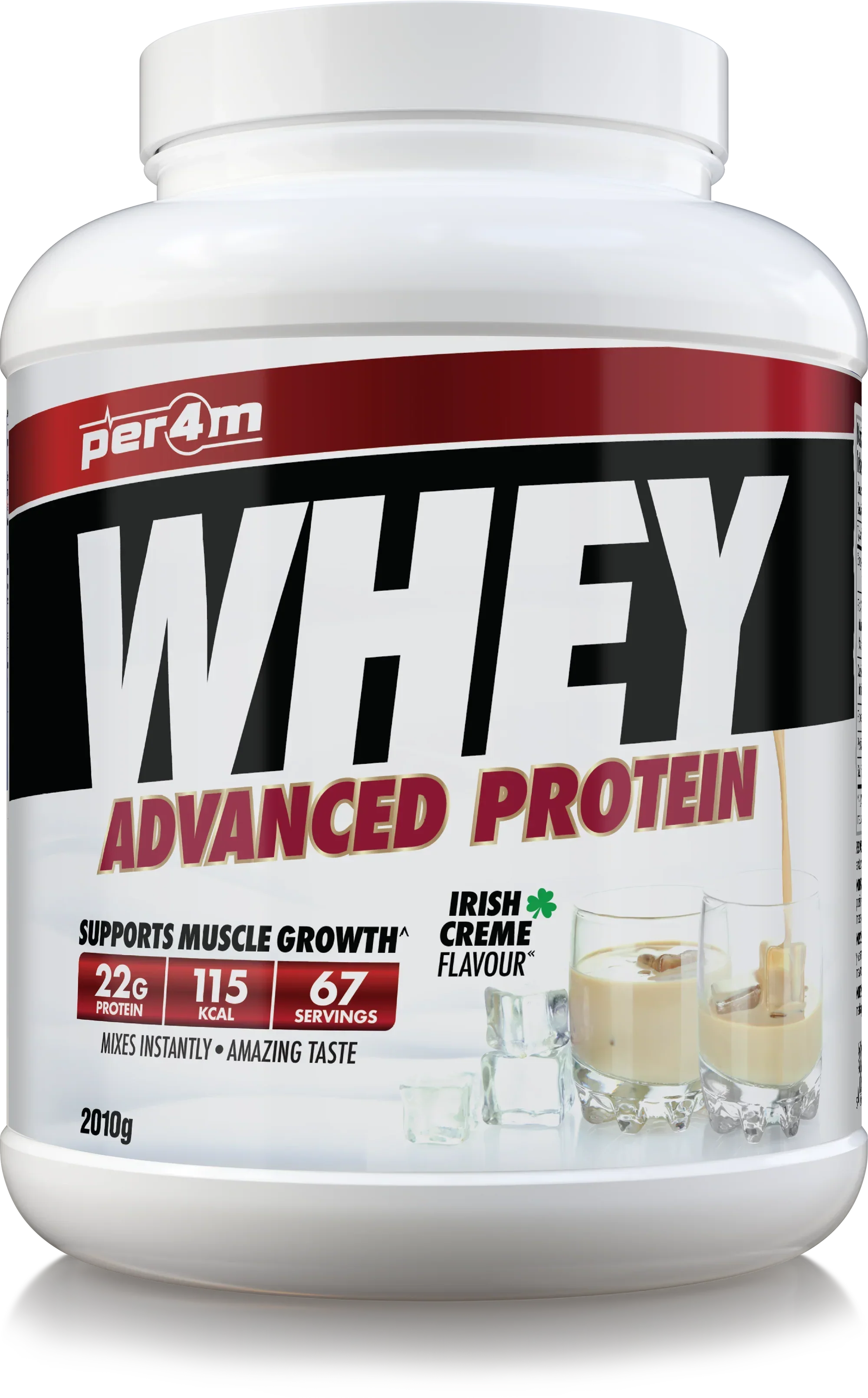 Per4m Advanced Whey Protein - 2.01kg / Irish Creme - Whey Protein Powder