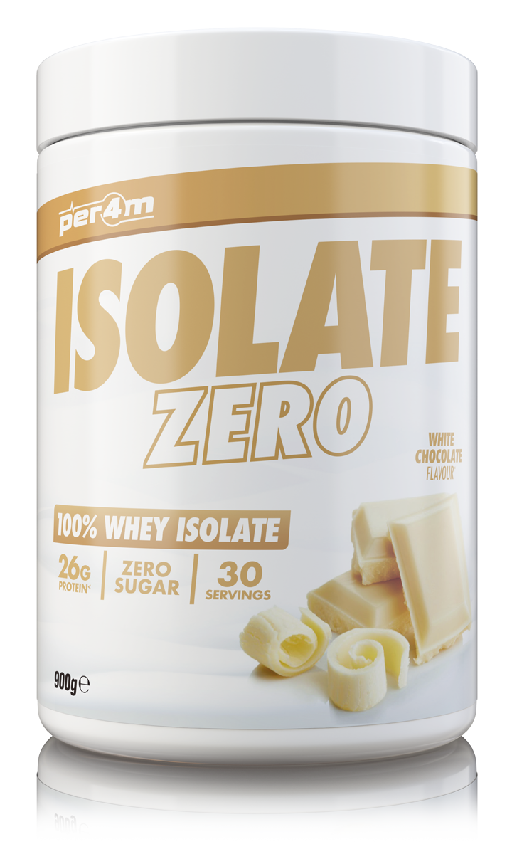 Per4m Isolate Zero - 900g / White Chocolate - Whey Protein Isolate Powder