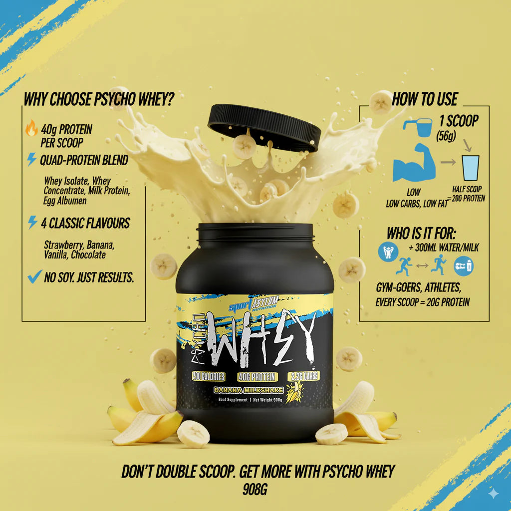 Sport Asylum Psycho Whey 908g - MyGymSupplements