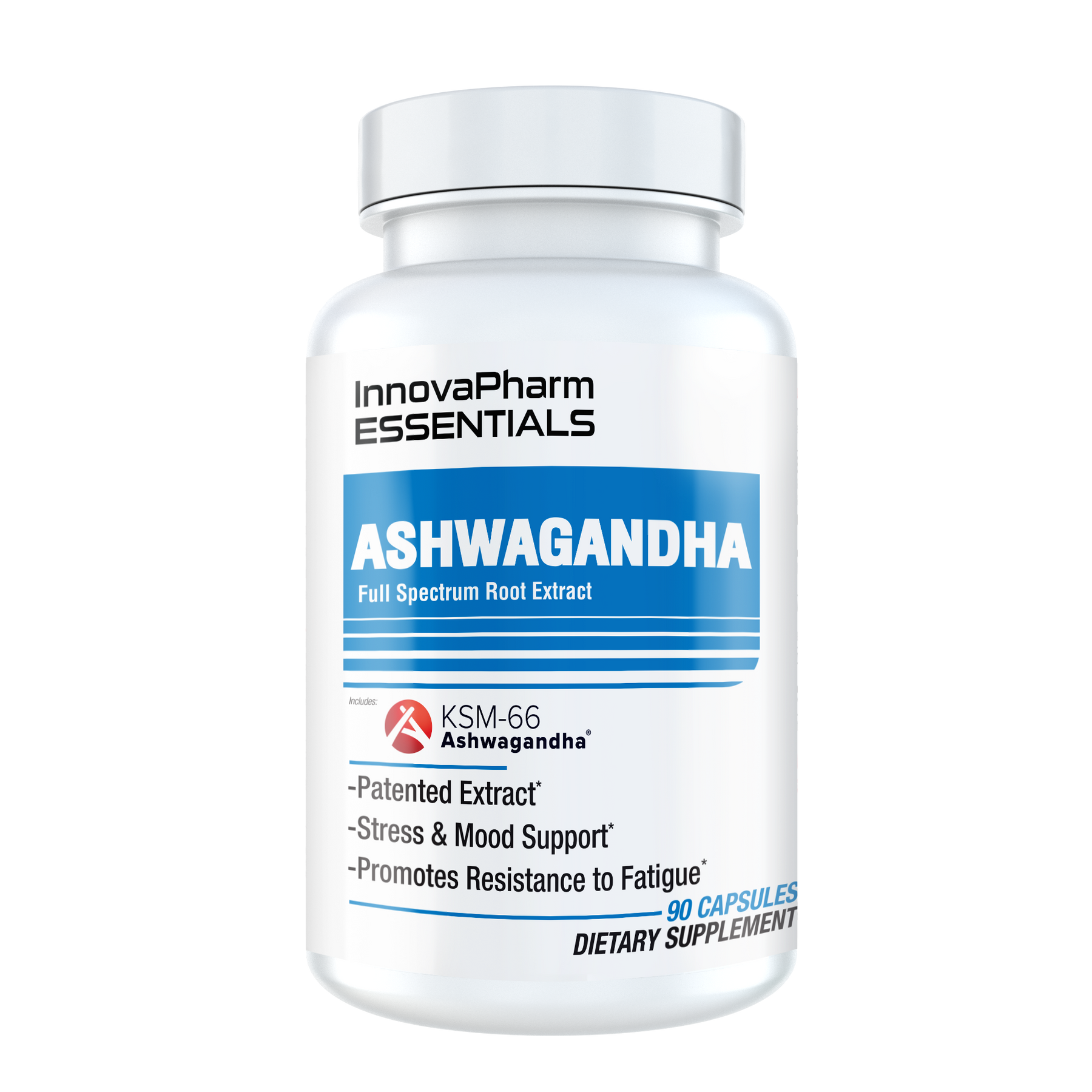 Innovapharm Ashwagandha KSM-66 - 90 Caps - Ashwagandha Capsules