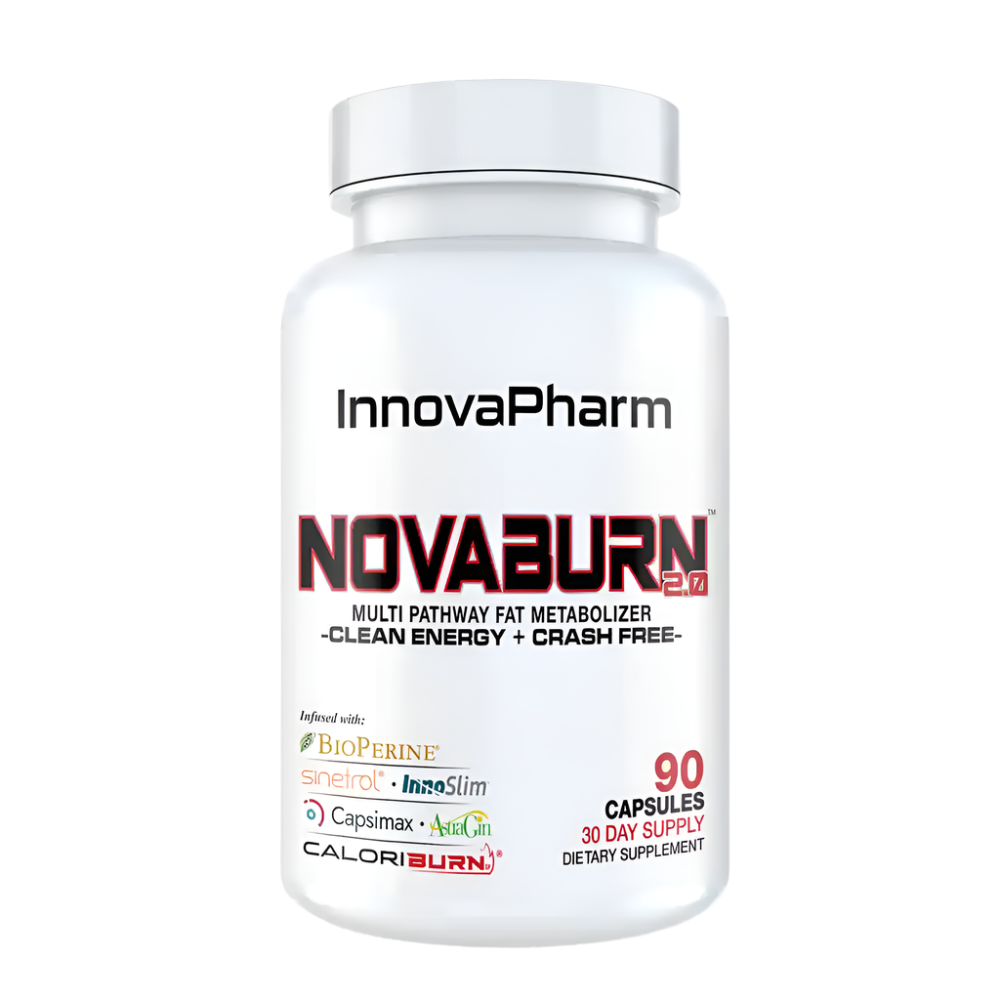 Innovapharm NovaBurn STIM 2.0 - 90 Caps - Fat Metabolizer Capsules