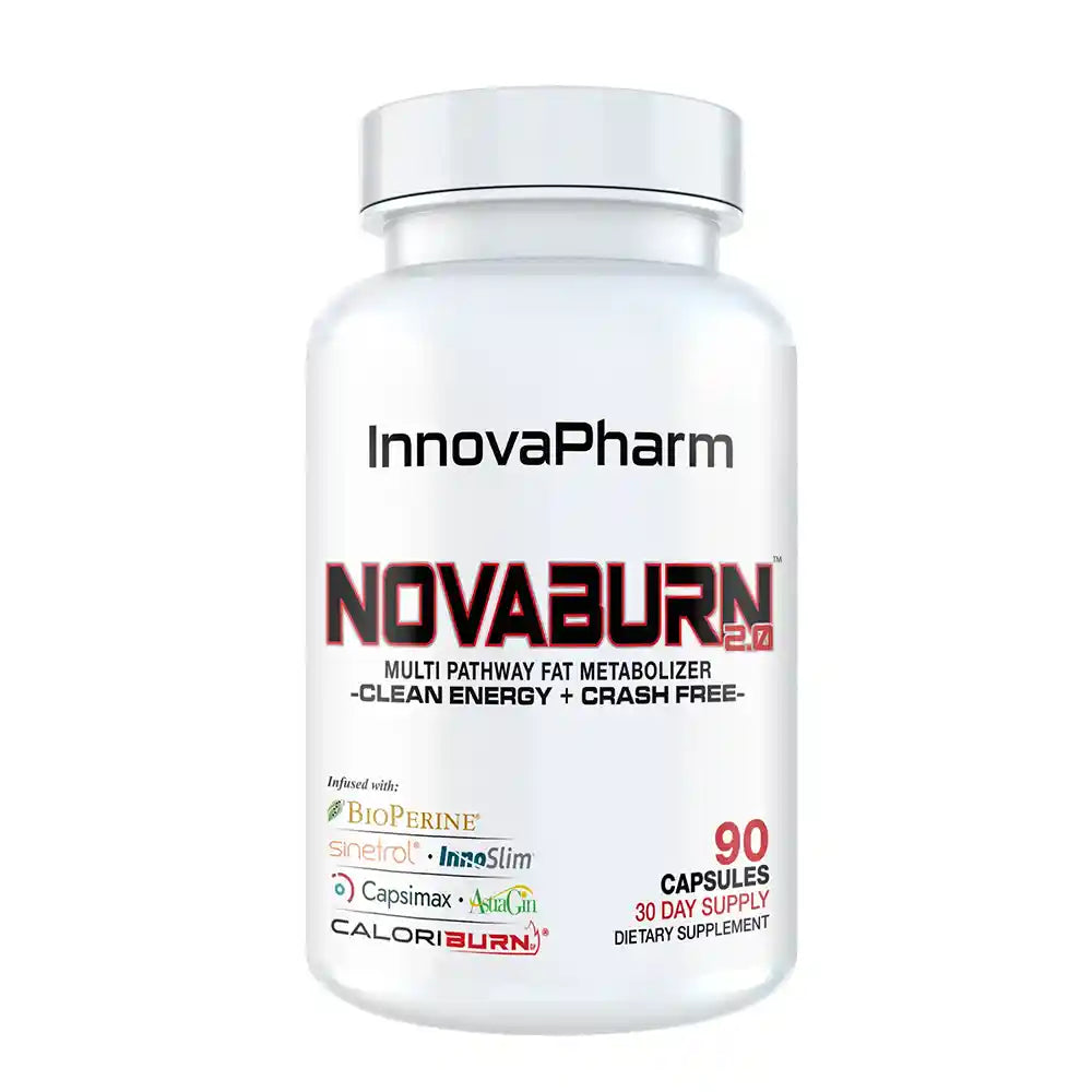 Innovapharm NovaBurn STIM 2.0 - 90 Caps - Fat Metabolizer Capsules