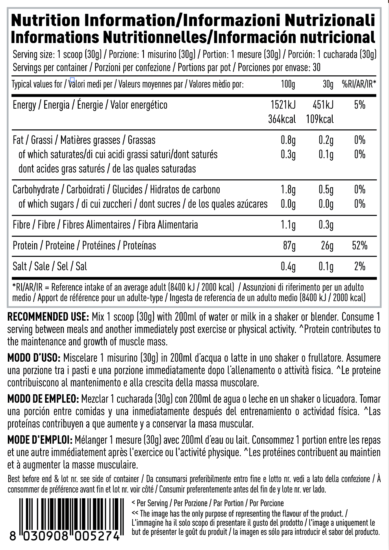 Per4m Isolate Zero - Whey Protein Isolate Powder