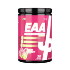 EAA supplement tub in sour cherry flavor from Trained By JP boosts protein and has complete amino acids