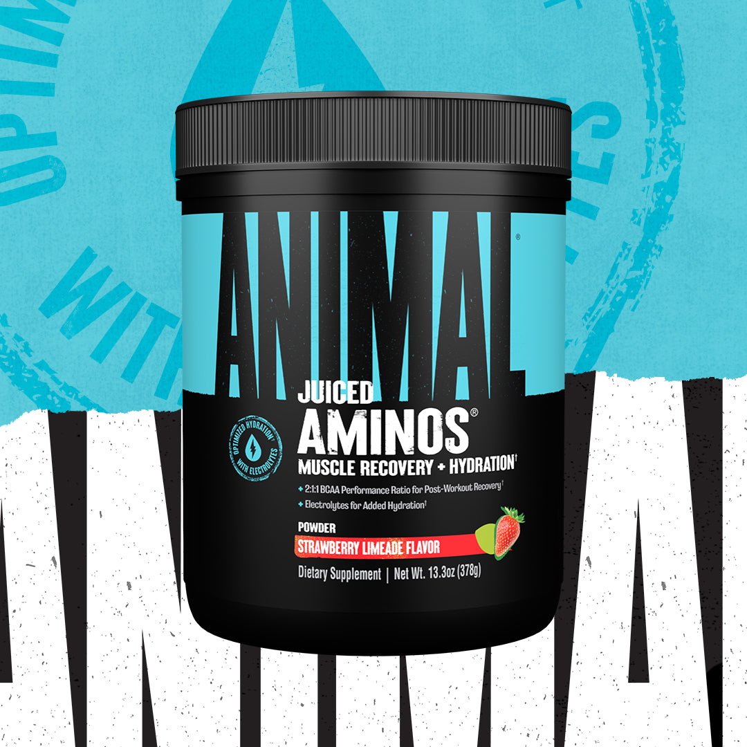 Animal Juiced Aminos - 366g / Strawberry Limeade - Amino Acids Powder