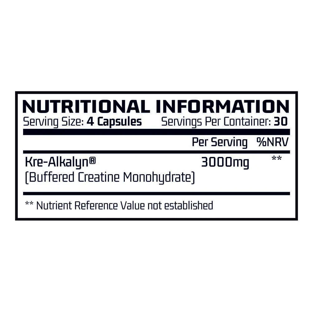 Chemical Warfare Kre-Alkalyn - 120 Caps - Creatine Capsules