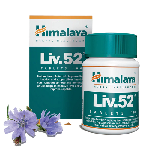 Himalaya Liv.52 tablets with Himalayan herbal ingredients support liver health and radiation therapy seed powder