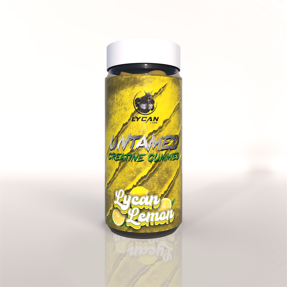 Lycan Labs Untamed Creatine Gummies - 300g / Lycan Lemon - Creatine Gummies