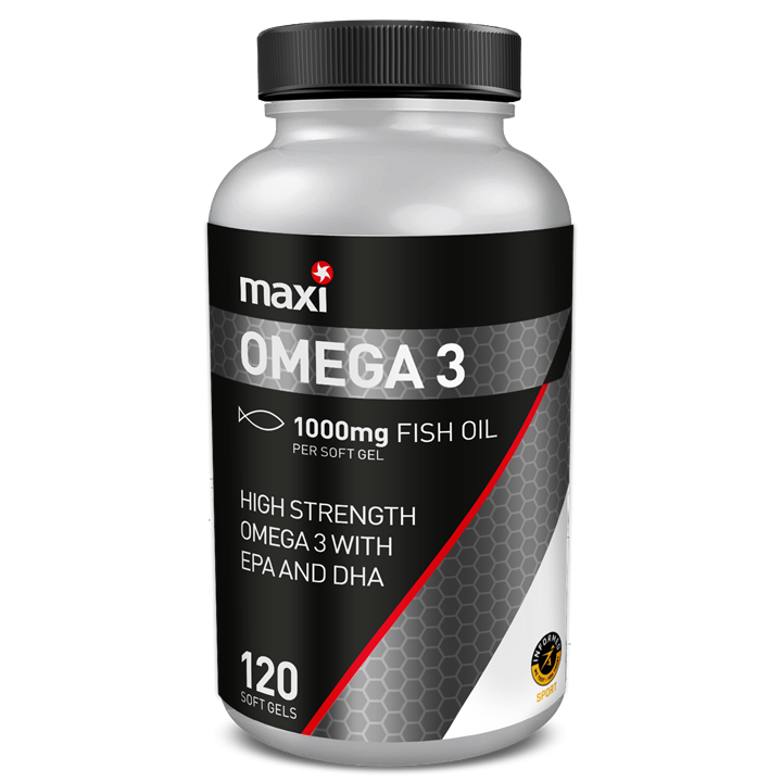 MaxiNutrition Omega 3 - 120 Soft Gels - Omega Capsules